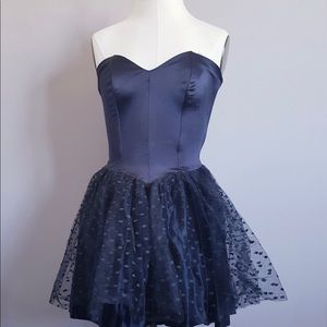 Silk Corset lace up dress